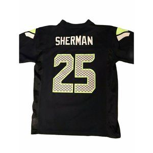 Youth Medium Seahawks Football Jersey Blue Boys